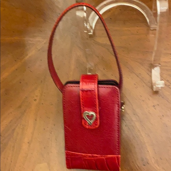 Brighton Accessories - Vintage Brighton leather cell/eyeglasscase w/strap